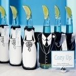 Bride and groom koozies