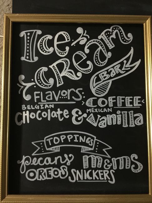 My DIY Ice Cream and Bar Menus