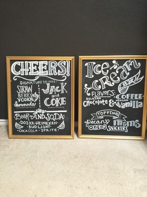 My DIY Ice Cream and Bar Menus