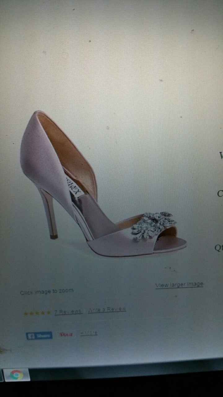 Shoes?  what color are you wearing?