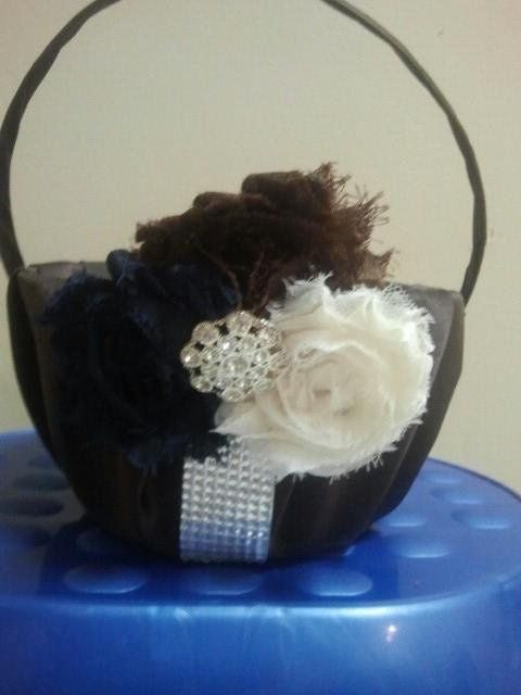 Partial DIY flower girl basket *pictures included*