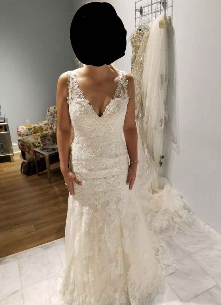 Took my dress home today!
