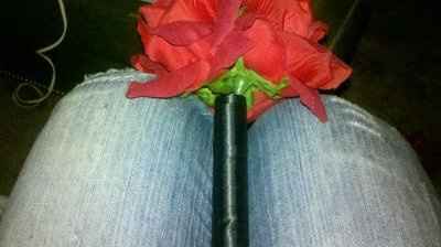 PVC Pipe Bouquet to all those ladies curious...