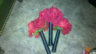 PVC Pipe Bouquet to all those ladies curious...