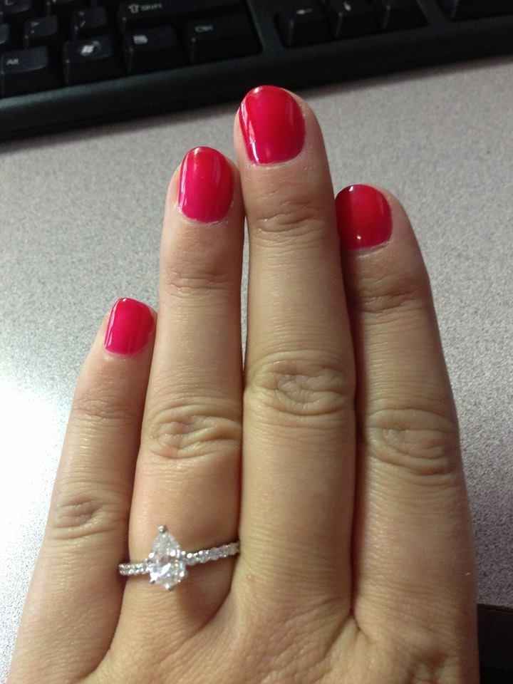 Show off your E-ring and wedding band!!!