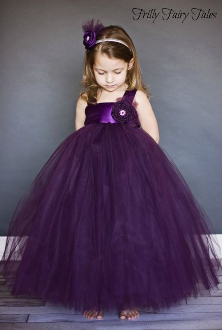 Anybody pick a tutu dress for the flower girl?
