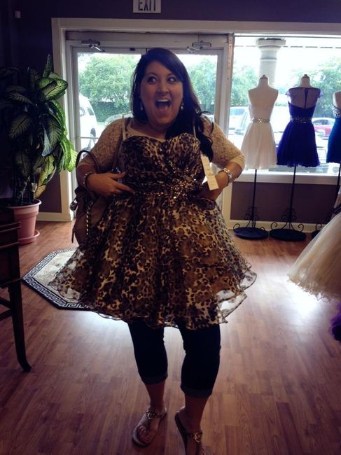 I said yes to the dress! W/picture