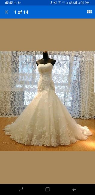 Who is your wedding dress designer? 1
