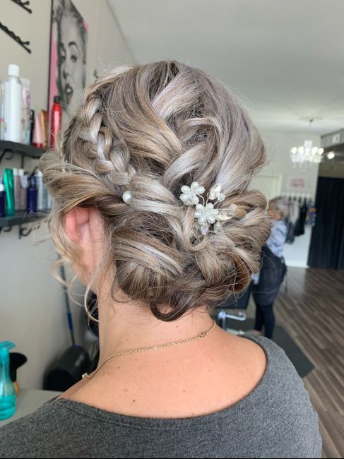 Bridal party hairstyles 1