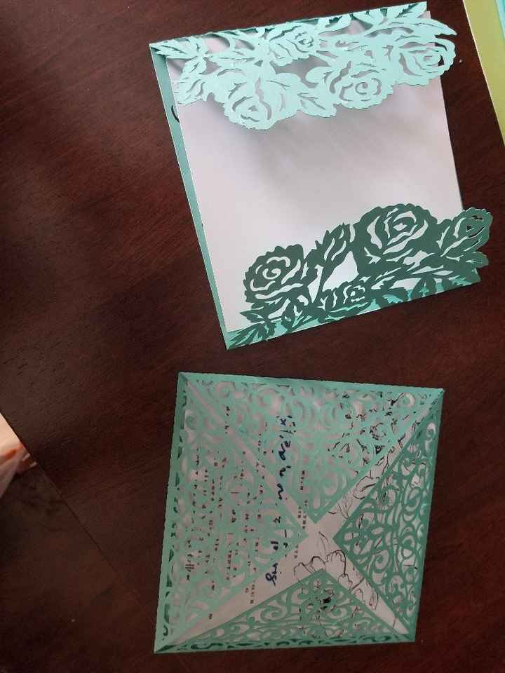2 different invite designs - 1