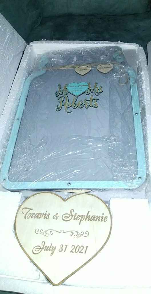 Bought my guest book. - 1