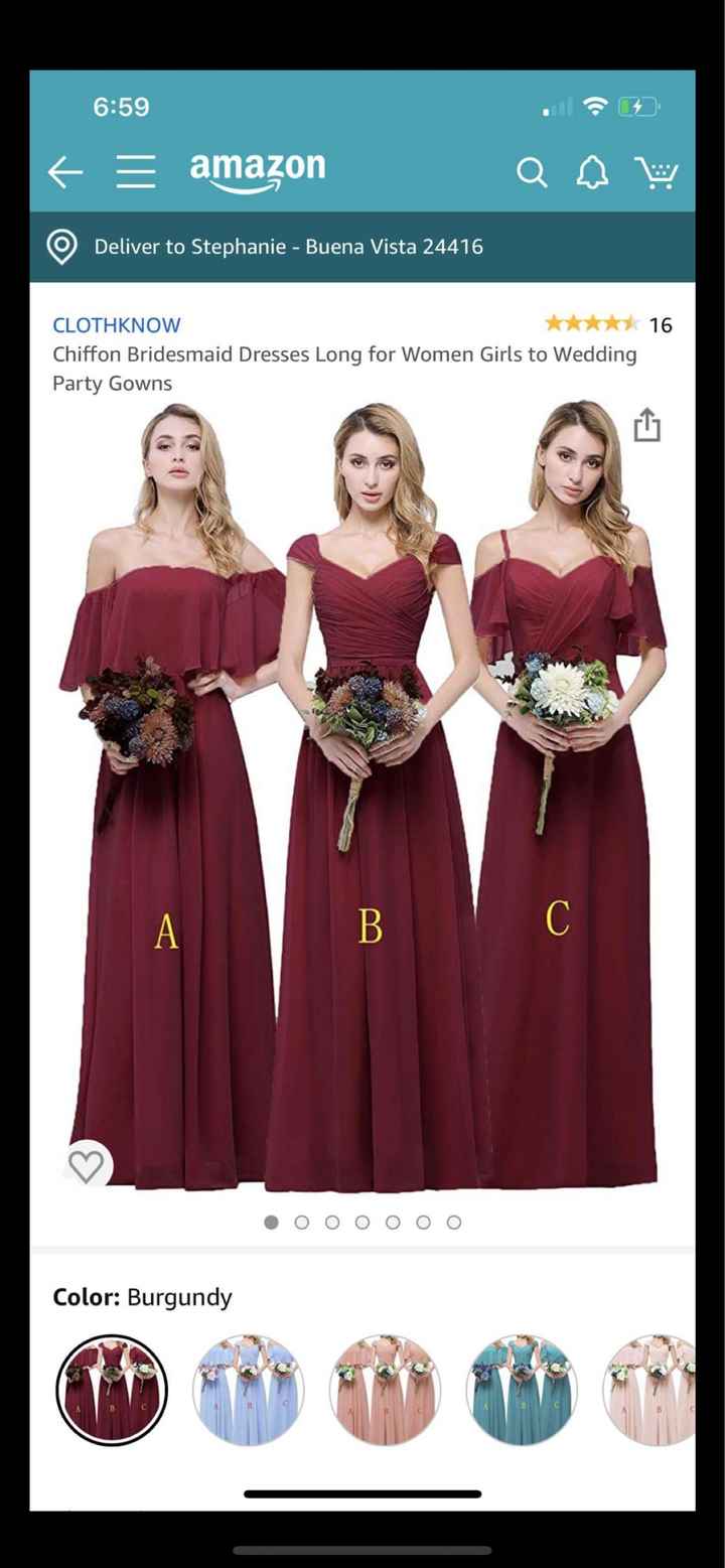 Moh/bridesmaids dresses - 2