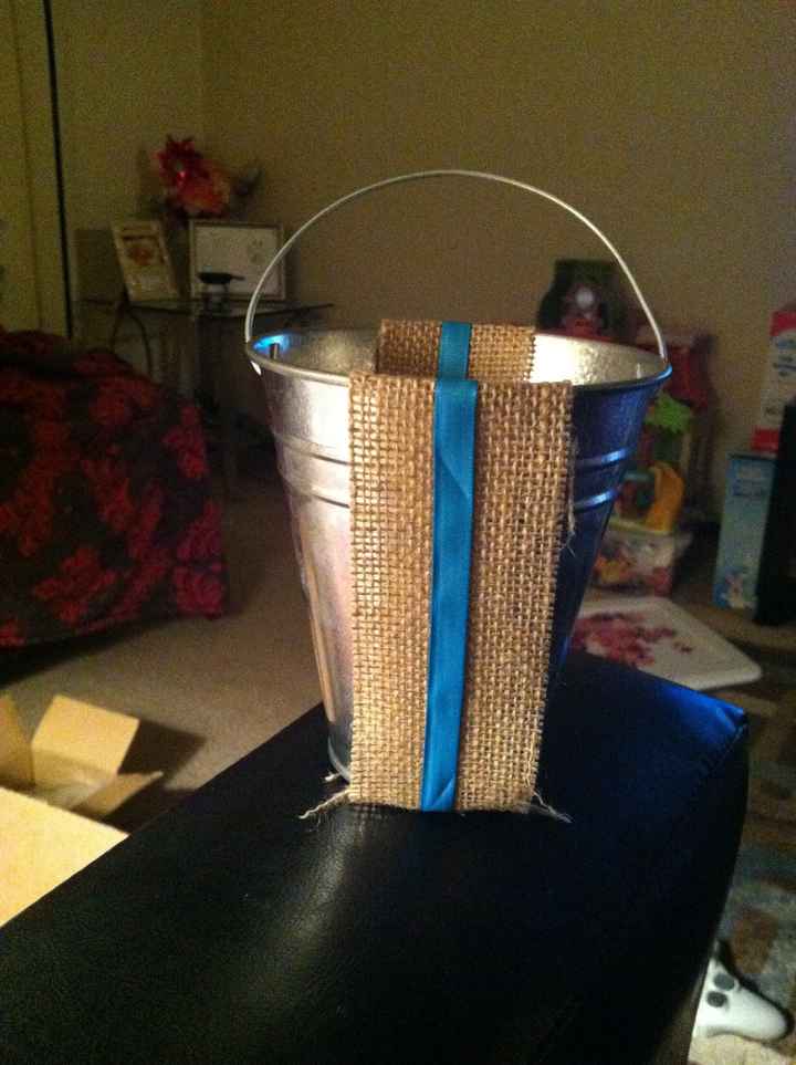 Started our centerpieces & booked the pig roast...On a rolll! *PIC*