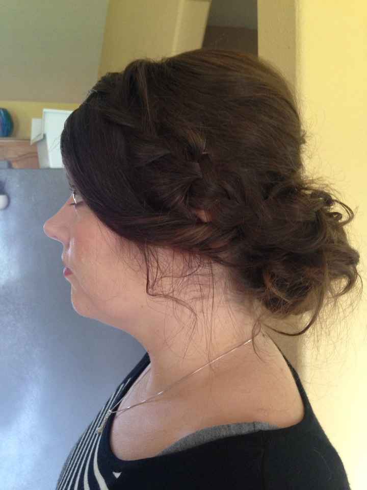 Hair/makeup trial