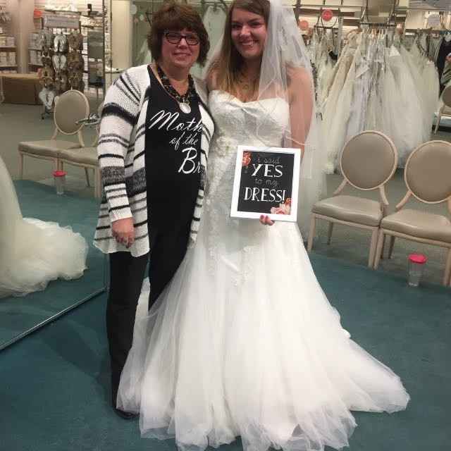 Let's see your wedding dresses.