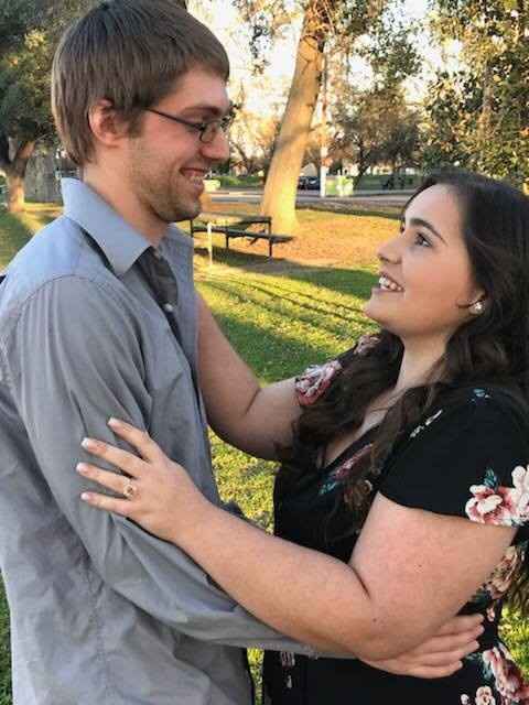 The day we got engaged.