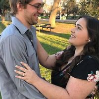 The day we got engaged.