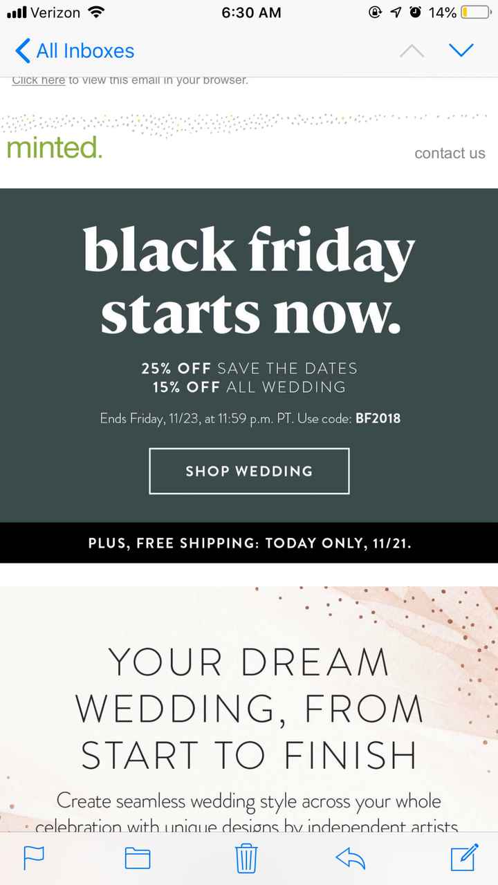 Minted Black Friday Vs. Cyber Monday - 1