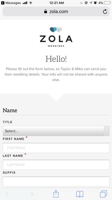 Guests Addresses - 1