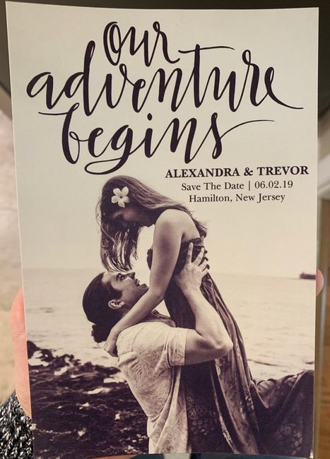 Save-the-dates: photo or no photo? - 1