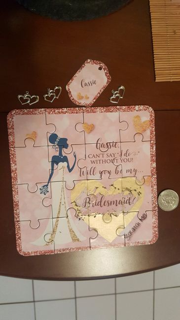 How did you “propose” to your wedding party? - 1