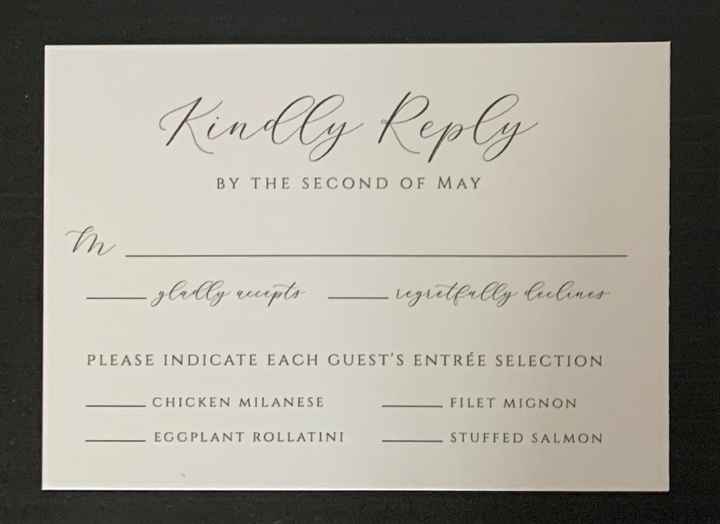 rsvp help? - 1