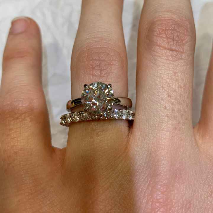 Choosing the band for my engagement ring - 2