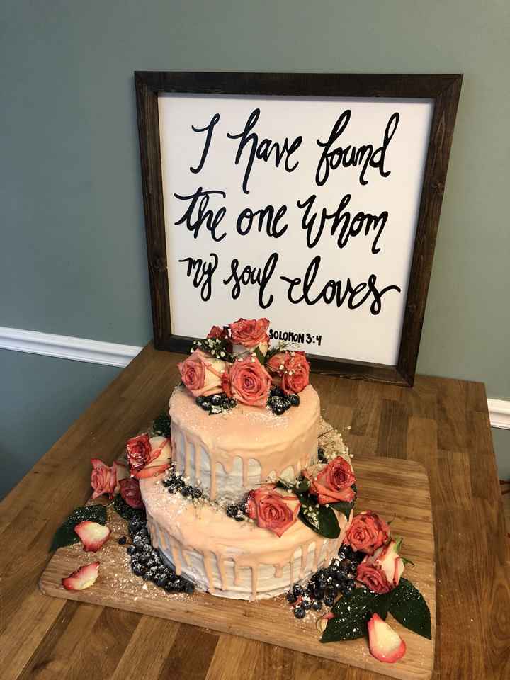 Making my own wedding cake! - 1