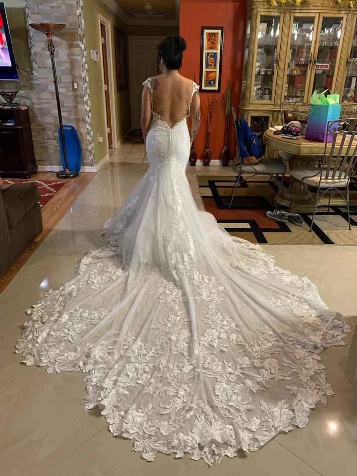Ball Gown V-neck Long Sleeves Cathedral Train Royal Wedding Dresses –  SheerGirl