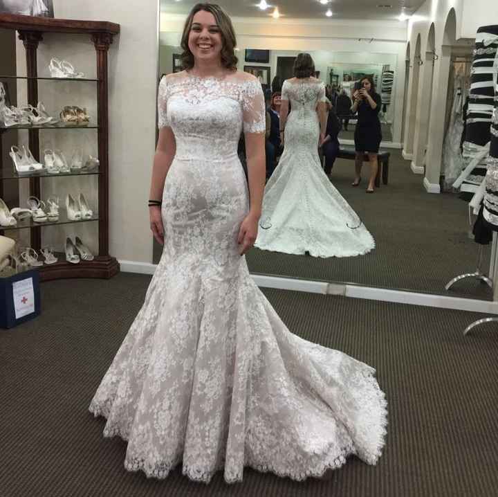 Real people in Allure bridal