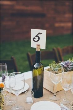 Wine bottle centerpeices?
