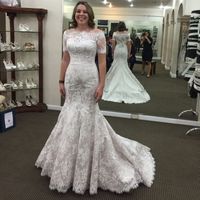 Real people in Allure bridal