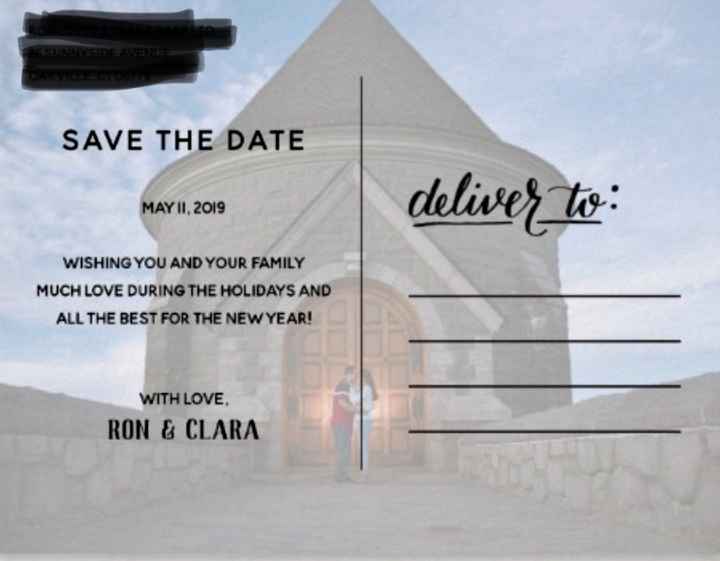 Save the Date, pic or no pic? - 2