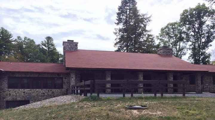 Outside the Great Hall Chenango Valley State Park