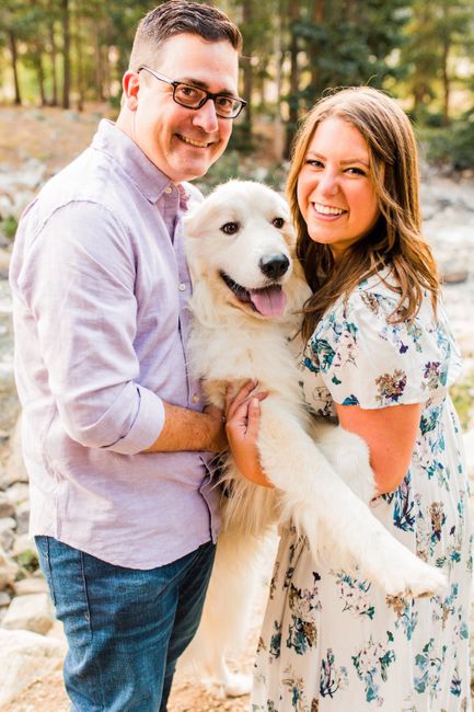Engagement pics with our pup!!! - 1