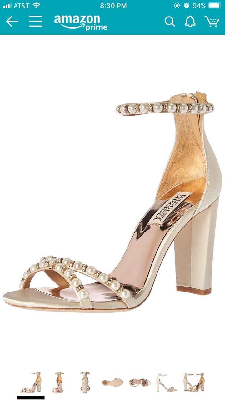 White or colorful wedding shoes? - 1