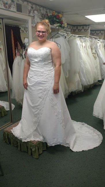 I said yes to the first dress!!