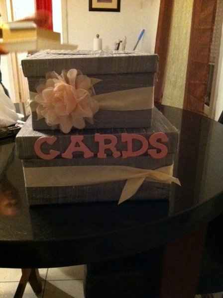 almost done with my DIY card box