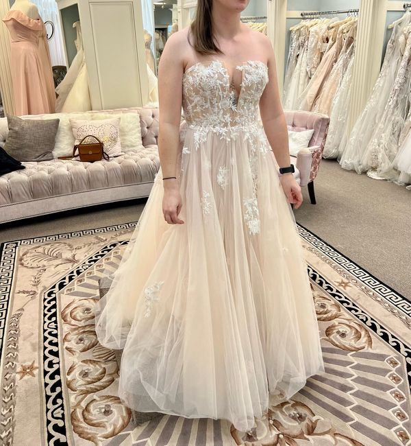 Unsure about my dress….is this too formal for backyard wedding? 1