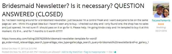 FFS - Can we please have one day where a thread is not hidden?