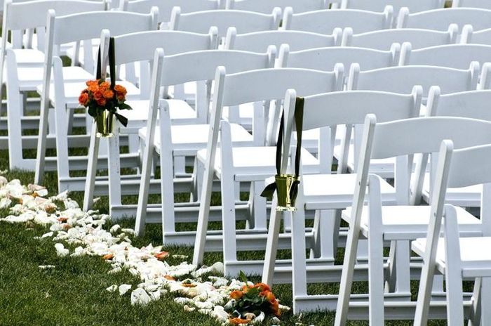 Chiavari chairs for Tent/grass Wedding? 2