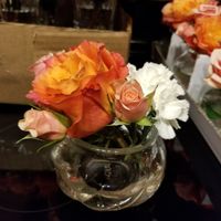 Smaller centerpieces for longer tables
