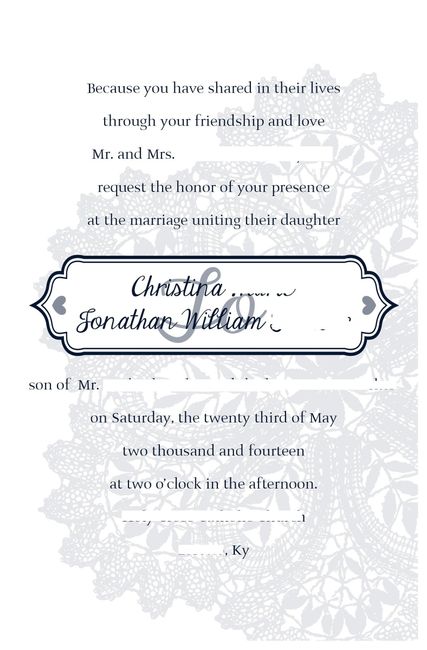 SHOW ME YOUR : Wedding Invitations / RSVP Cards!