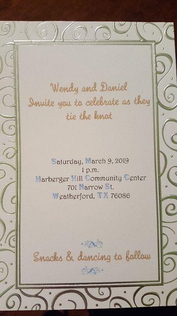 Diy invitations show me yours! - 1
