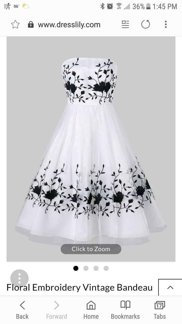 Did you cry when you got your dress? - 1