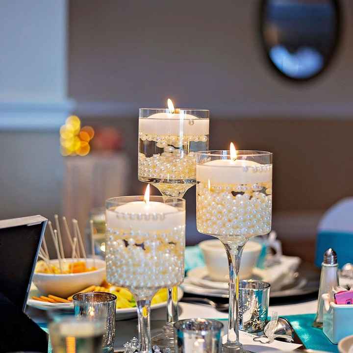 Flower & Candle Centerpieces - 1