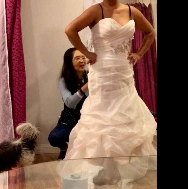 How much money did you spend on your wedding dress? - 1
