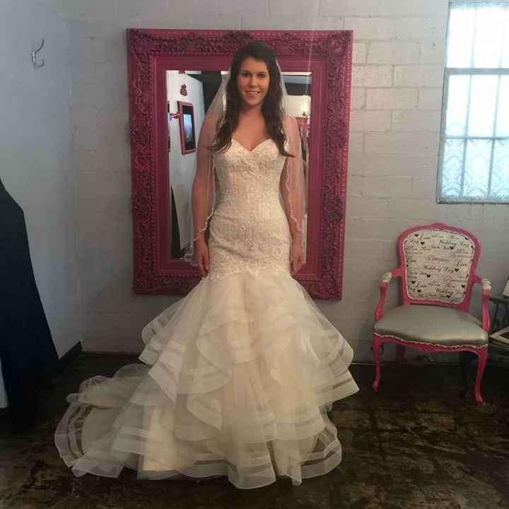 I said yes to the dress!