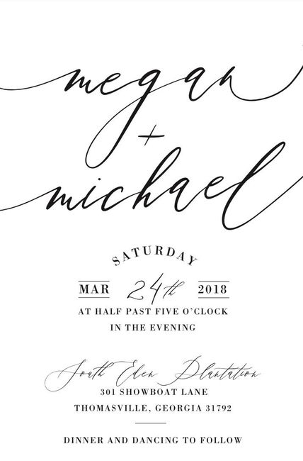 Invitation Wording - 1