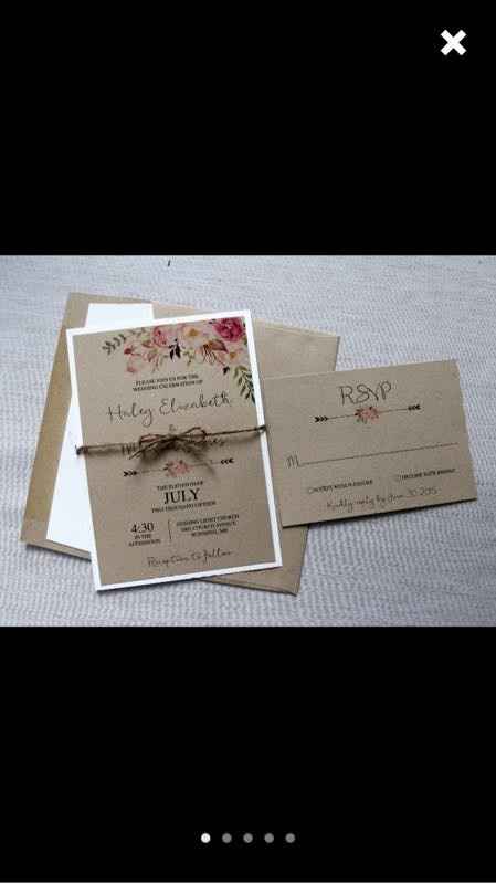 Wedding invitations?